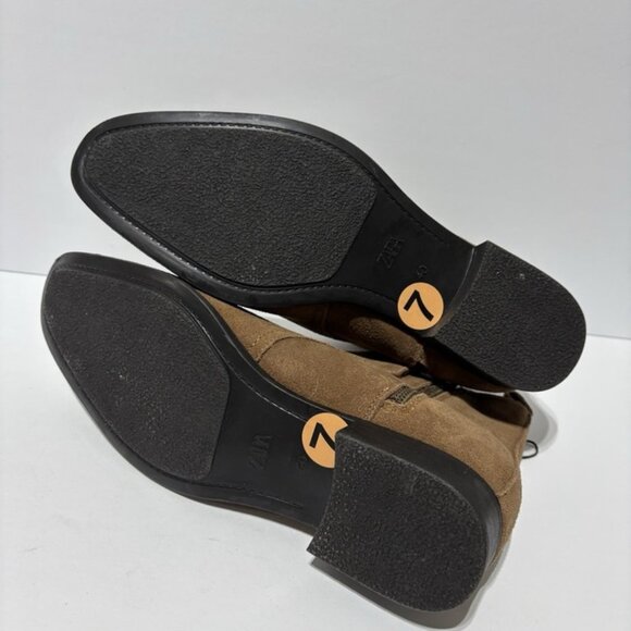 Zara Men’s Brown Suede Chelsea Boots, Size EUR 40, US 7 M - Picture 5 of 5